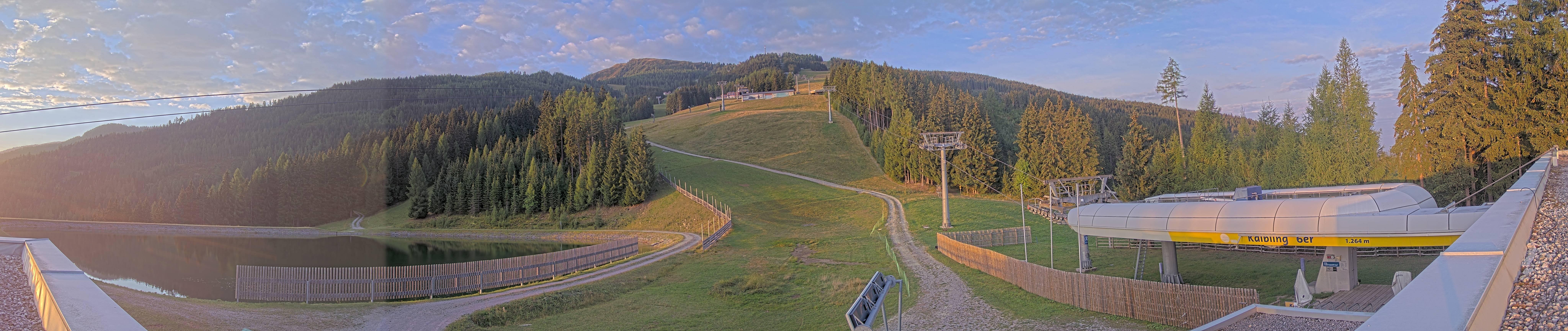 Archiv Foto Webcam Hauser Kaibling: Talstation Kaibling 6er