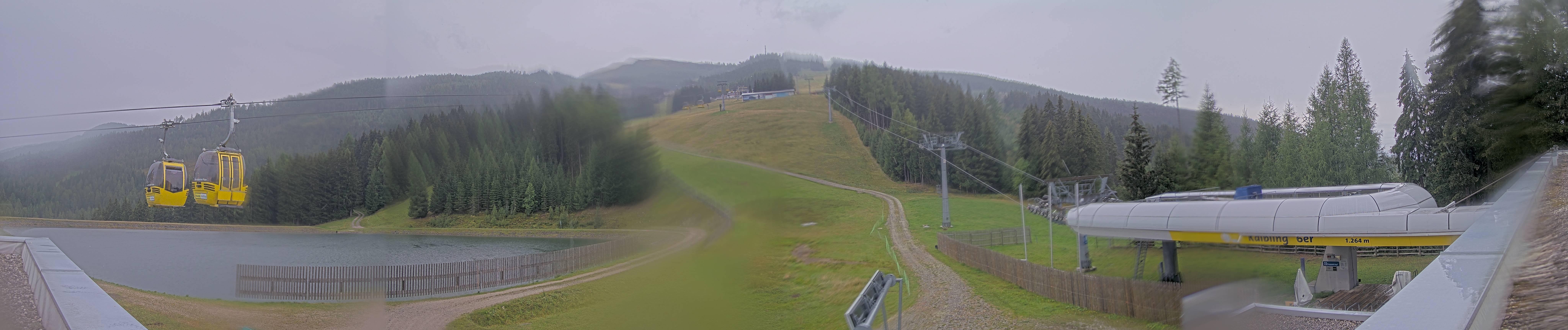 Archiv Foto Webcam Hauser Kaibling: Talstation Kaibling 6er