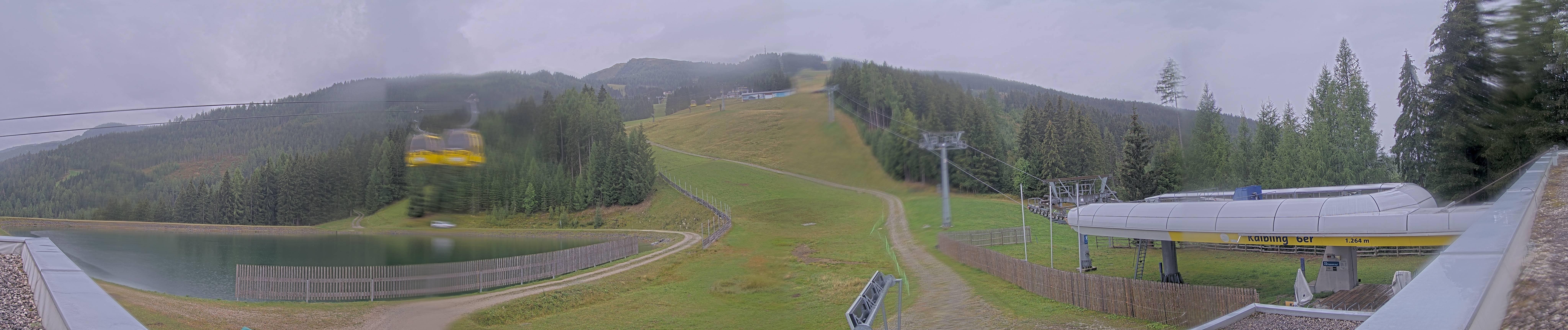 Archiv Foto Webcam Hauser Kaibling: Talstation Kaibling 6er