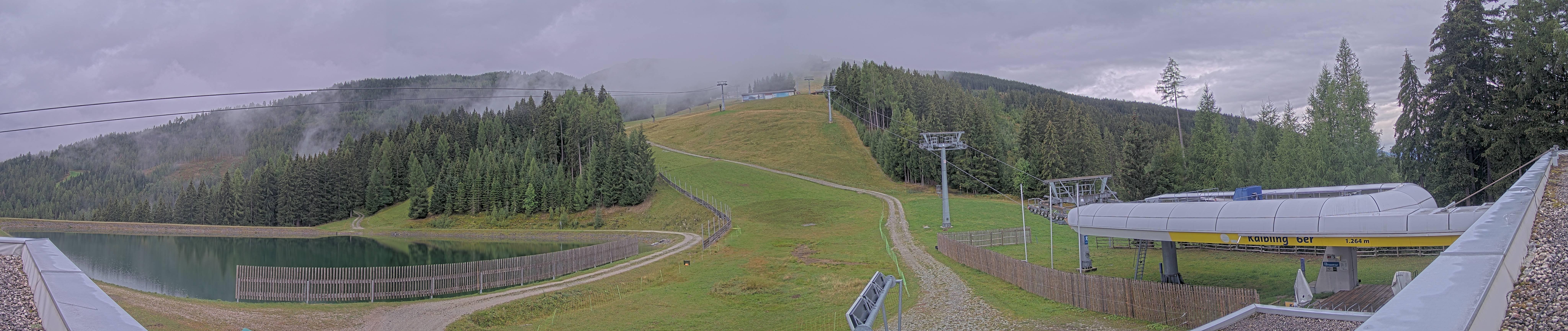 Archiv Foto Webcam Hauser Kaibling: Talstation Kaibling 6er