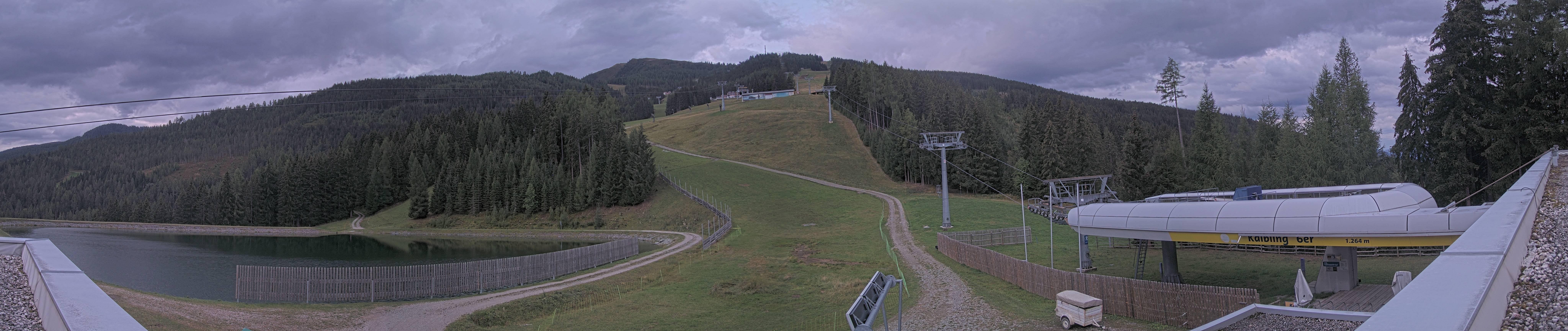 Archiv Foto Webcam Hauser Kaibling: Talstation Kaibling 6er