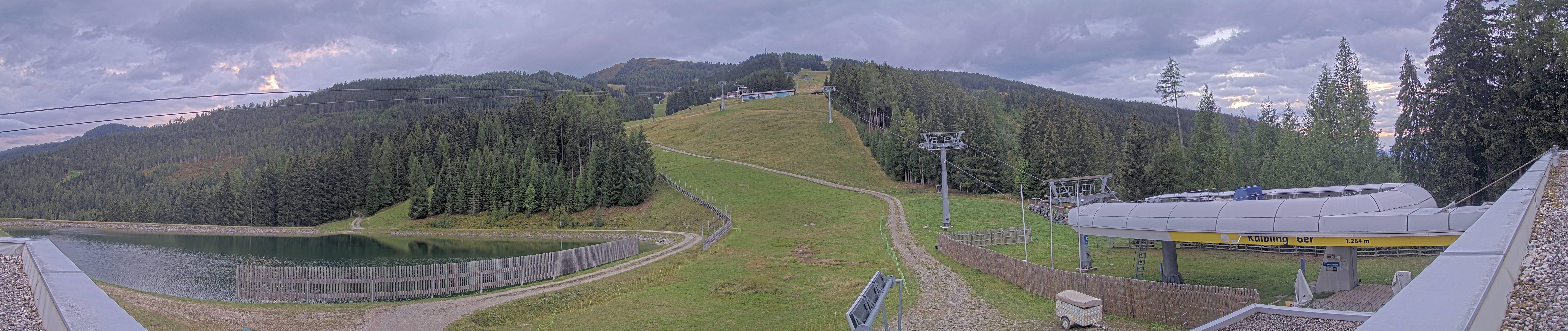 Archiv Foto Webcam Hauser Kaibling: Talstation Kaibling 6er