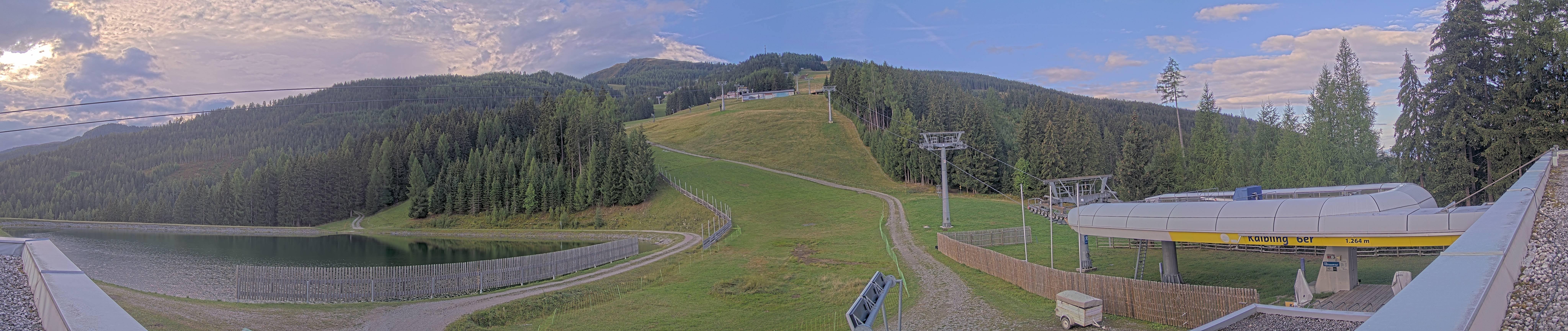 Archiv Foto Webcam Hauser Kaibling: Talstation Kaibling 6er
