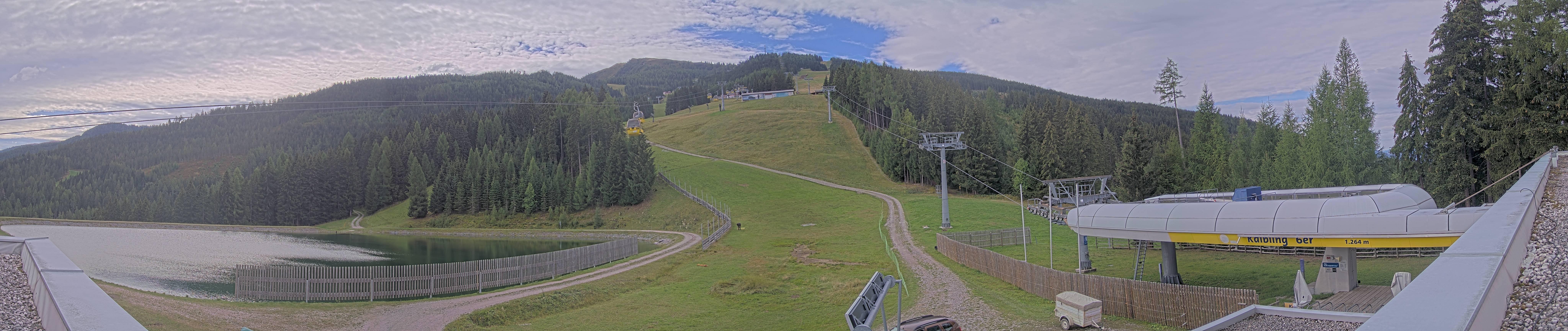 Archiv Foto Webcam Hauser Kaibling: Talstation Kaibling 6er