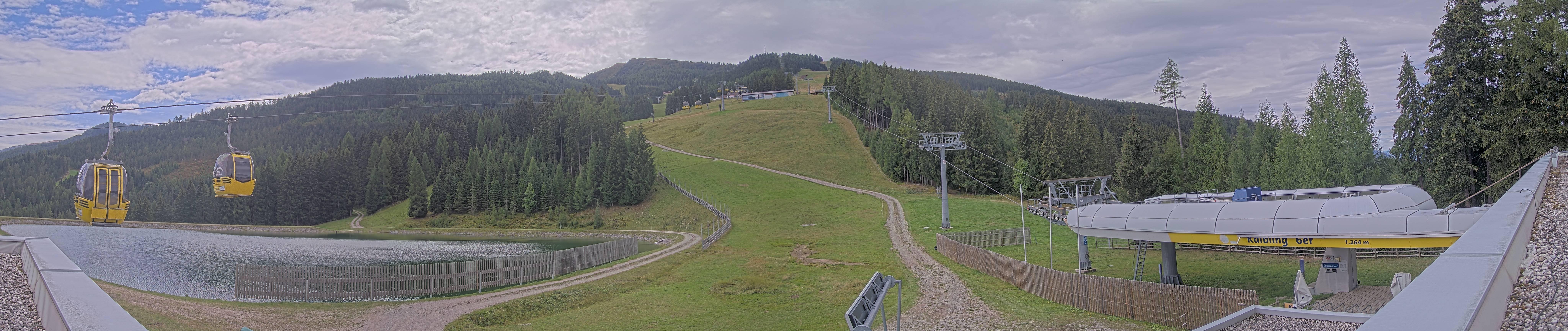 Archiv Foto Webcam Hauser Kaibling: Talstation Kaibling 6er