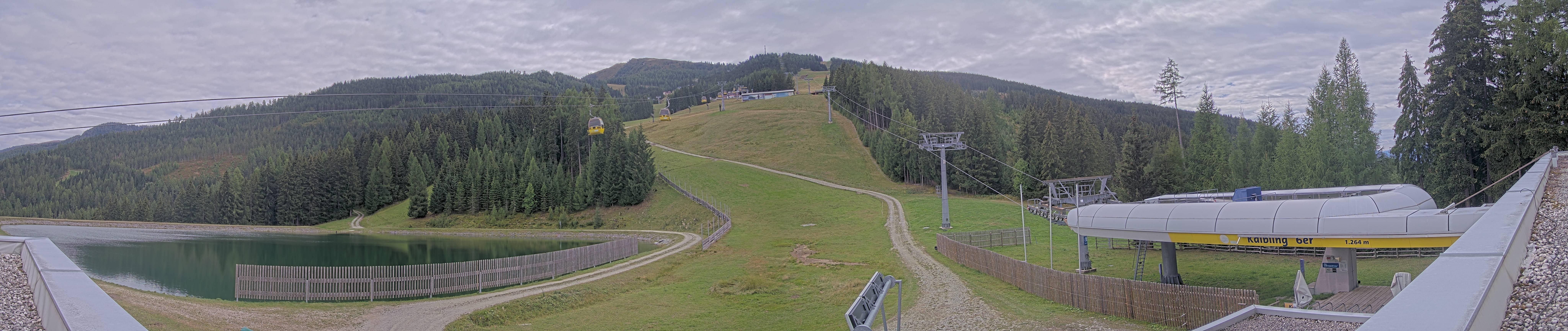 Archiv Foto Webcam Hauser Kaibling: Talstation Kaibling 6er