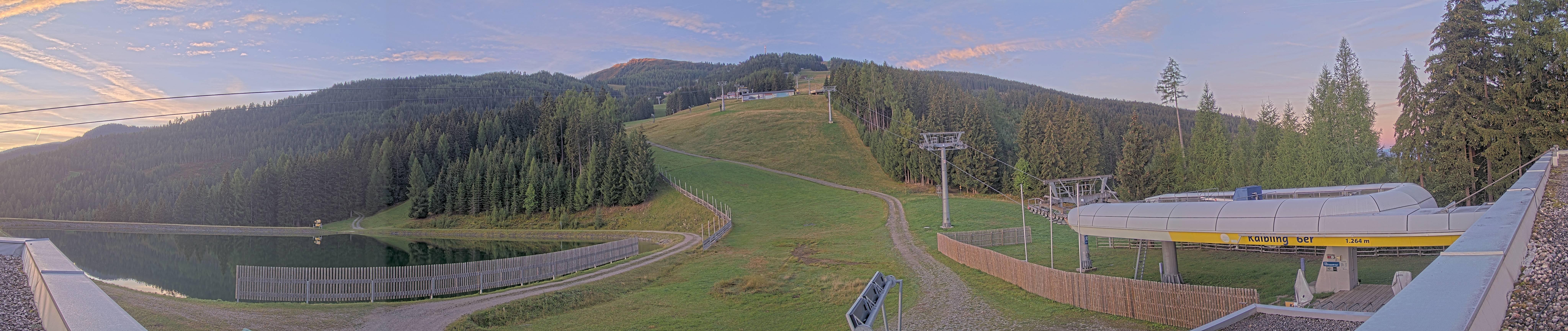 Archiv Foto Webcam Hauser Kaibling: Talstation Kaibling 6er