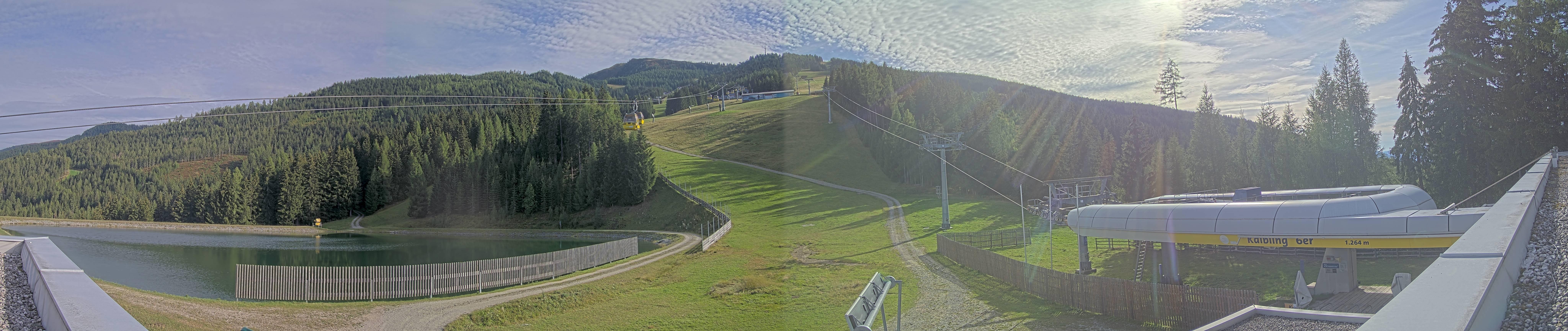 Archiv Foto Webcam Hauser Kaibling: Talstation Kaibling 6er