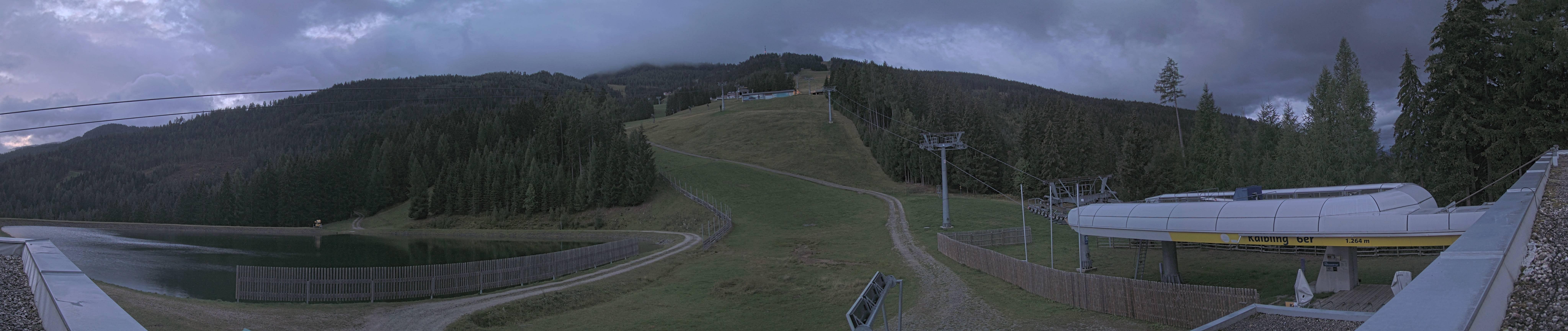 Archiv Foto Webcam Hauser Kaibling: Talstation Kaibling 6er