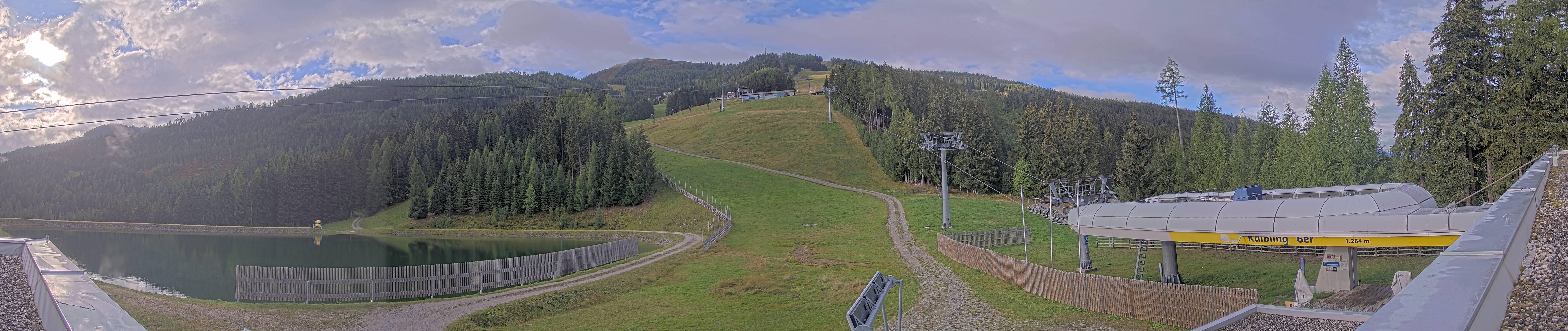 Archiv Foto Webcam Hauser Kaibling: Talstation Kaibling 6er
