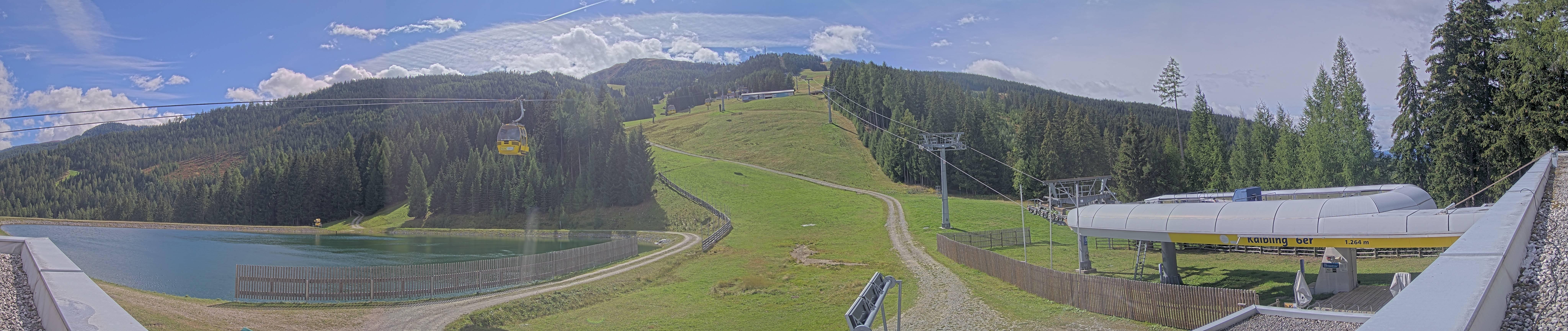 Archiv Foto Webcam Hauser Kaibling: Talstation Kaibling 6er