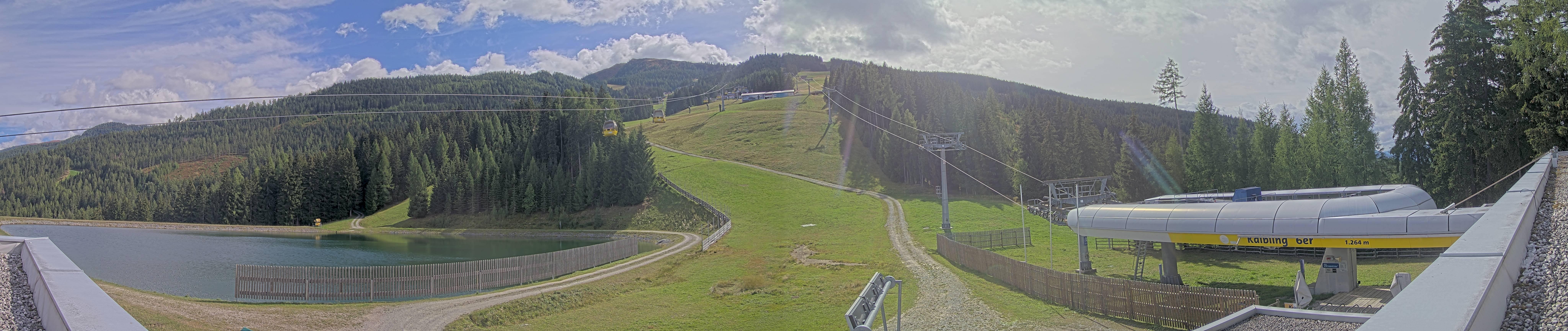 Archiv Foto Webcam Hauser Kaibling: Talstation Kaibling 6er
