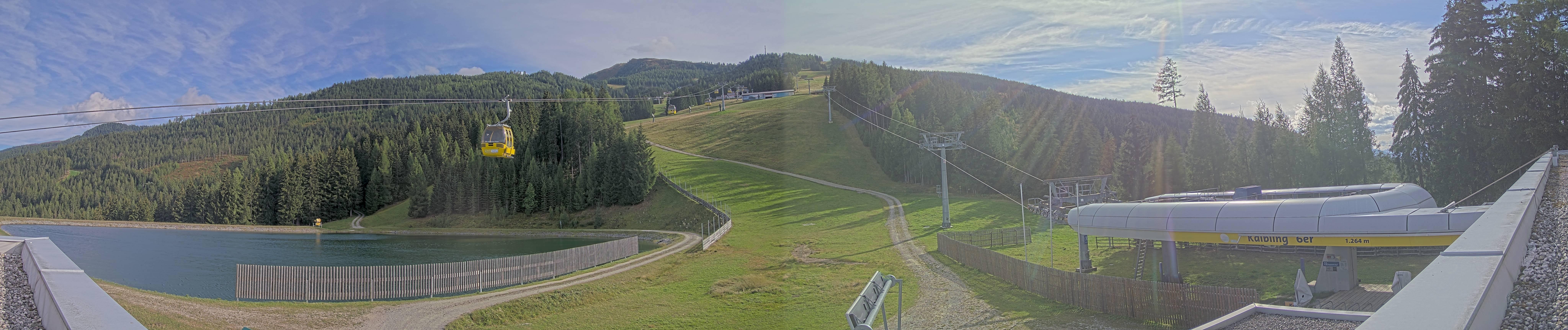 Archiv Foto Webcam Hauser Kaibling: Talstation Kaibling 6er