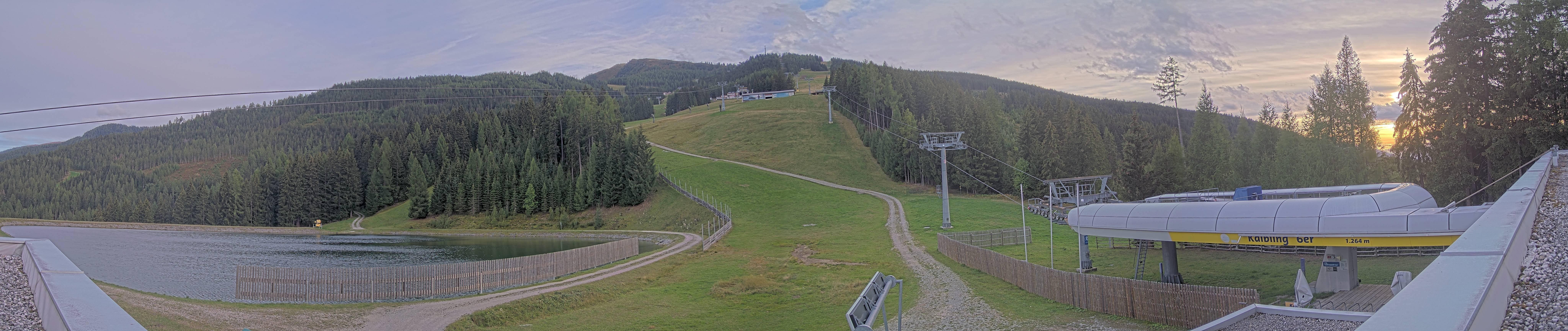 Archiv Foto Webcam Hauser Kaibling: Talstation Kaibling 6er