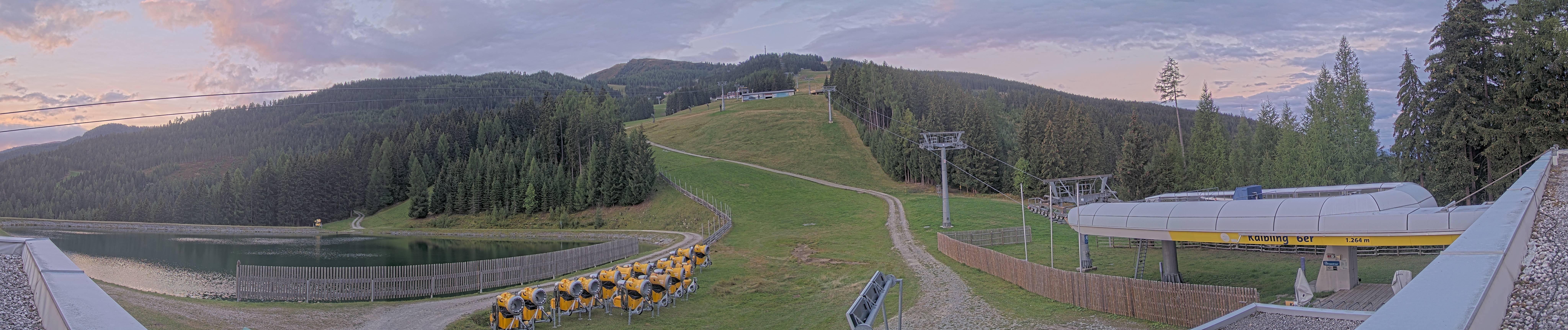 Archiv Foto Webcam Hauser Kaibling: Talstation Kaibling 6er