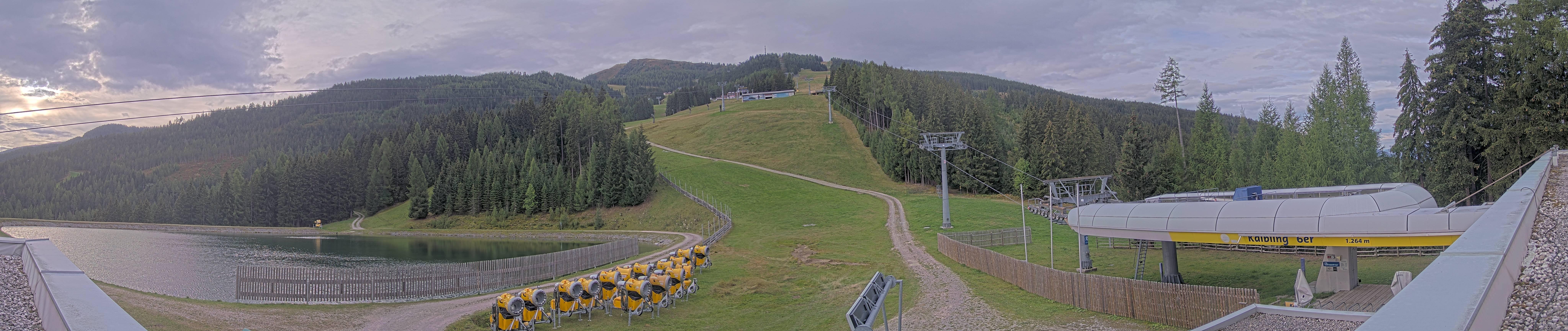 Archiv Foto Webcam Hauser Kaibling: Talstation Kaibling 6er