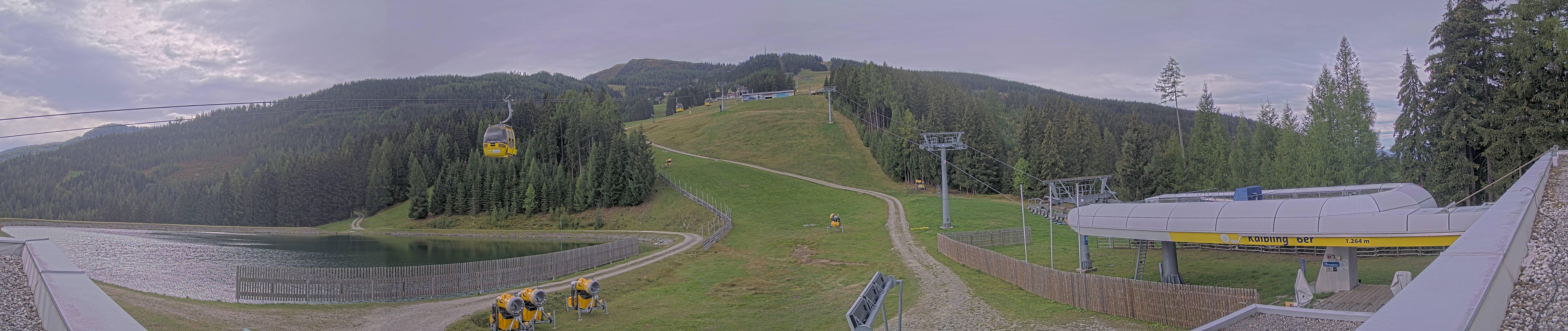 Archiv Foto Webcam Hauser Kaibling: Talstation Kaibling 6er