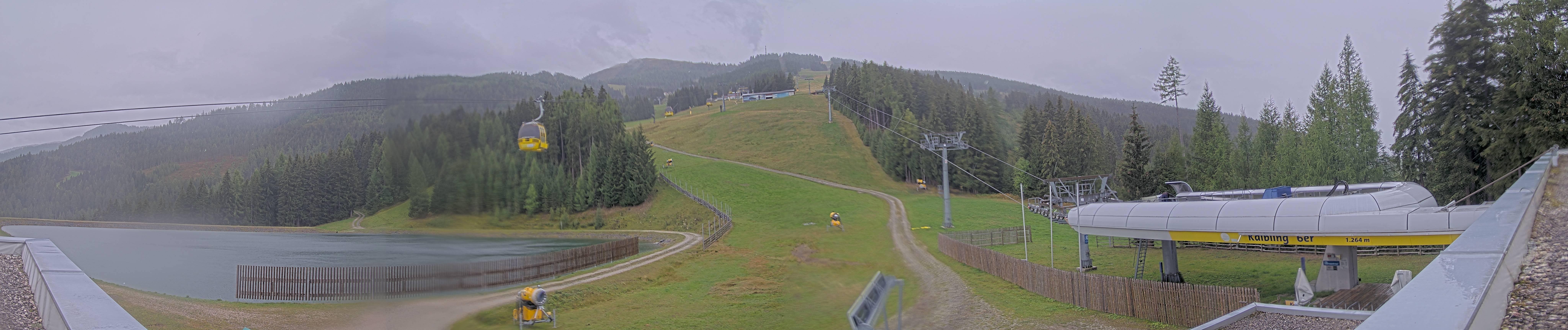 Archiv Foto Webcam Hauser Kaibling: Talstation Kaibling 6er