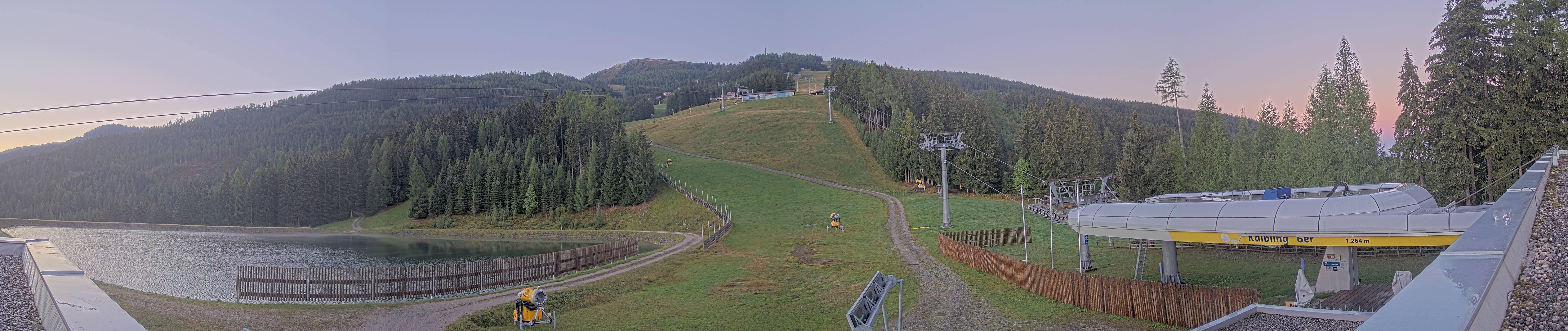 Archiv Foto Webcam Hauser Kaibling: Talstation Kaibling 6er