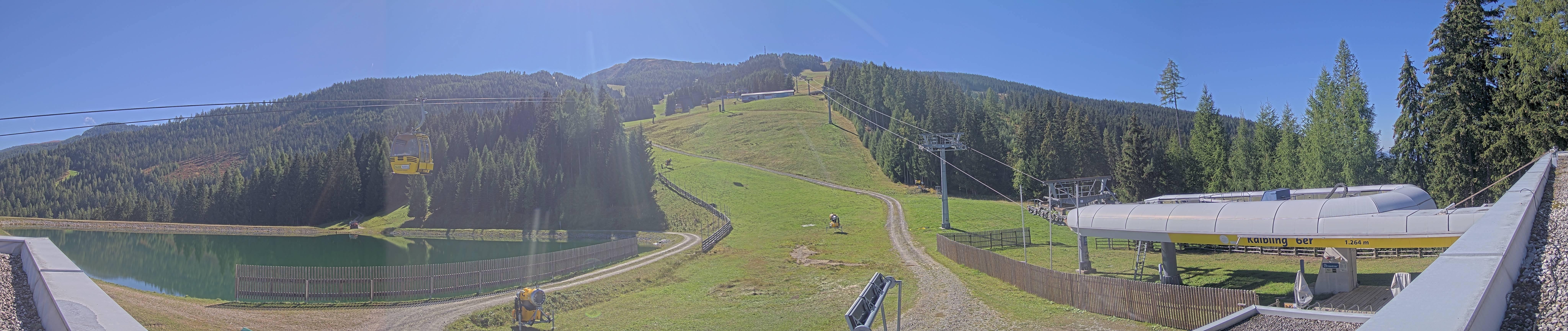 Archiv Foto Webcam Hauser Kaibling: Talstation Kaibling 6er