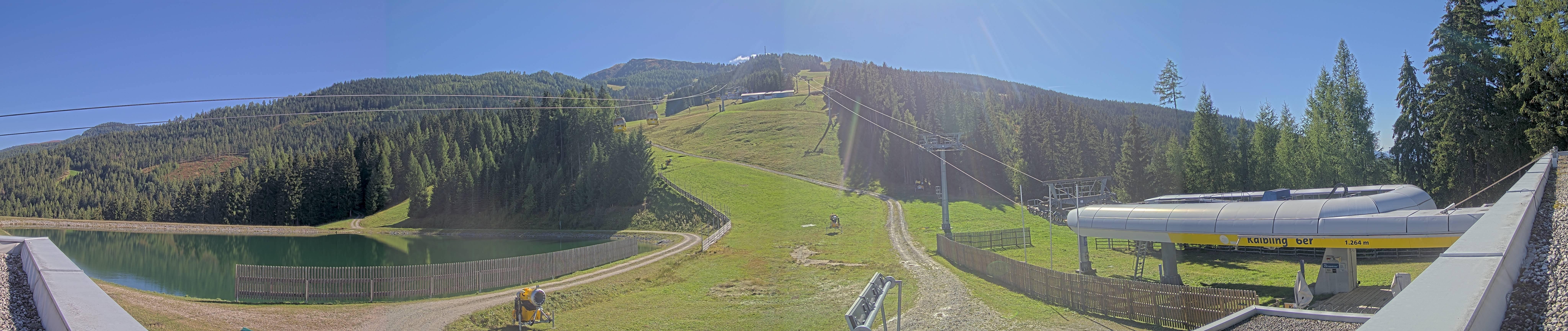 Archiv Foto Webcam Hauser Kaibling: Talstation Kaibling 6er