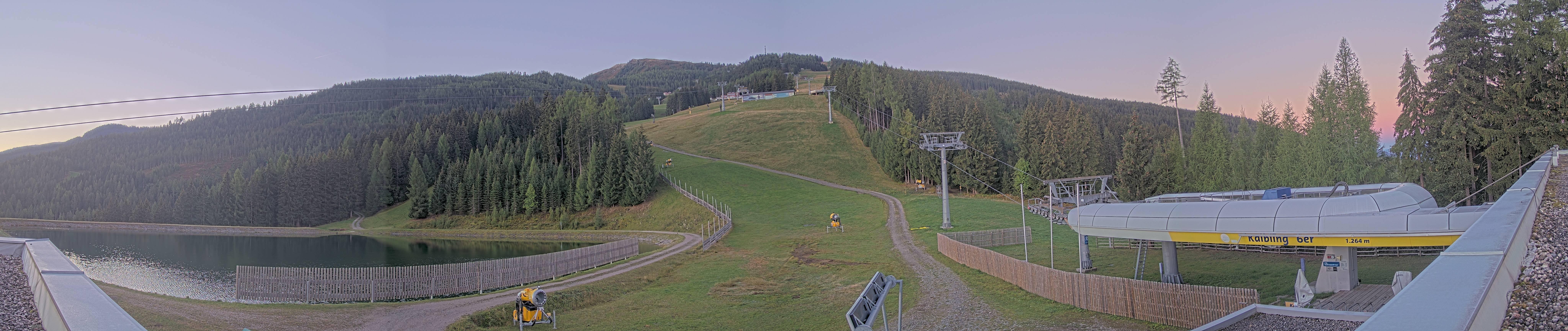 Archiv Foto Webcam Hauser Kaibling: Talstation Kaibling 6er