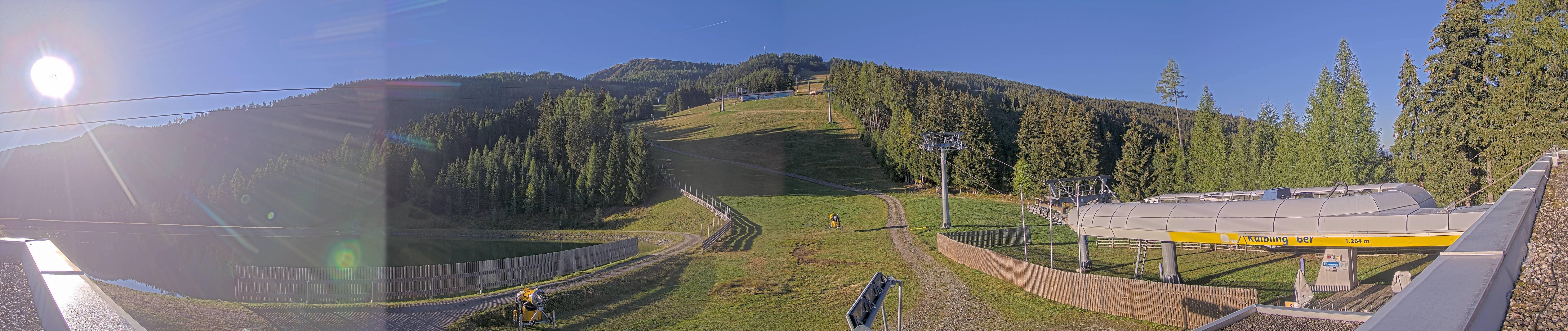 Archiv Foto Webcam Hauser Kaibling: Talstation Kaibling 6er