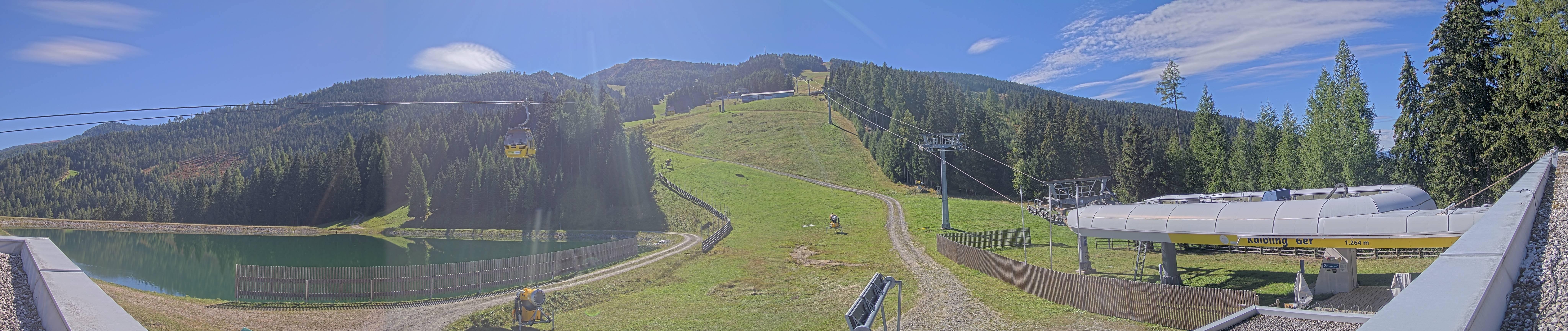 Archiv Foto Webcam Hauser Kaibling: Talstation Kaibling 6er
