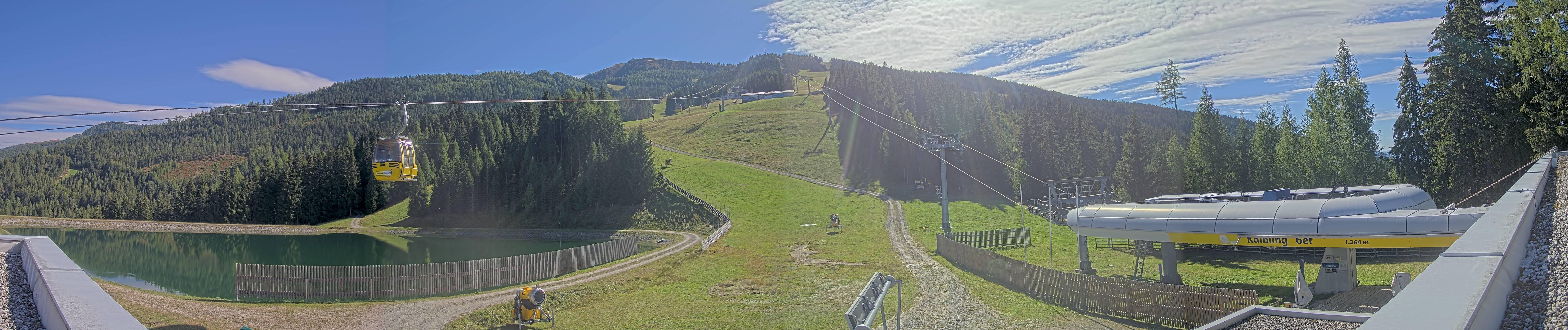 Archiv Foto Webcam Hauser Kaibling: Talstation Kaibling 6er