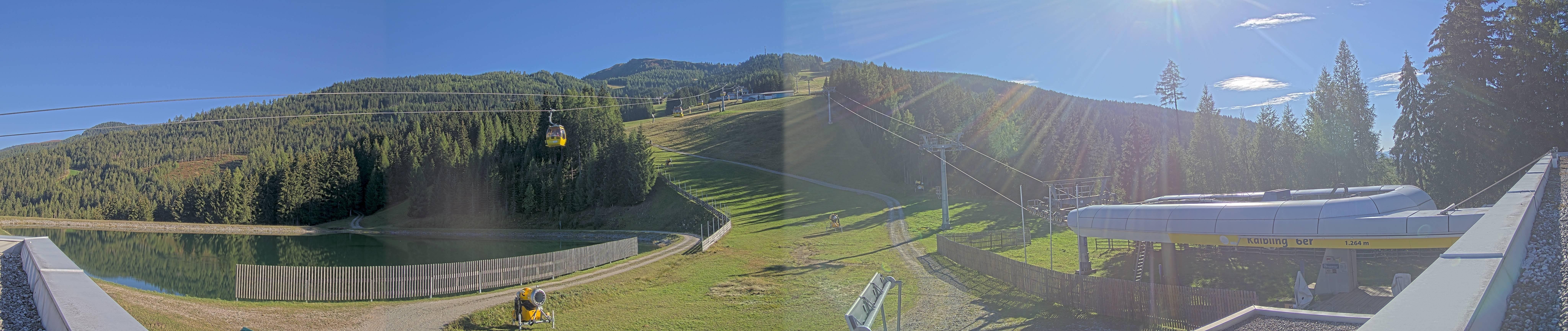 Archiv Foto Webcam Hauser Kaibling: Talstation Kaibling 6er