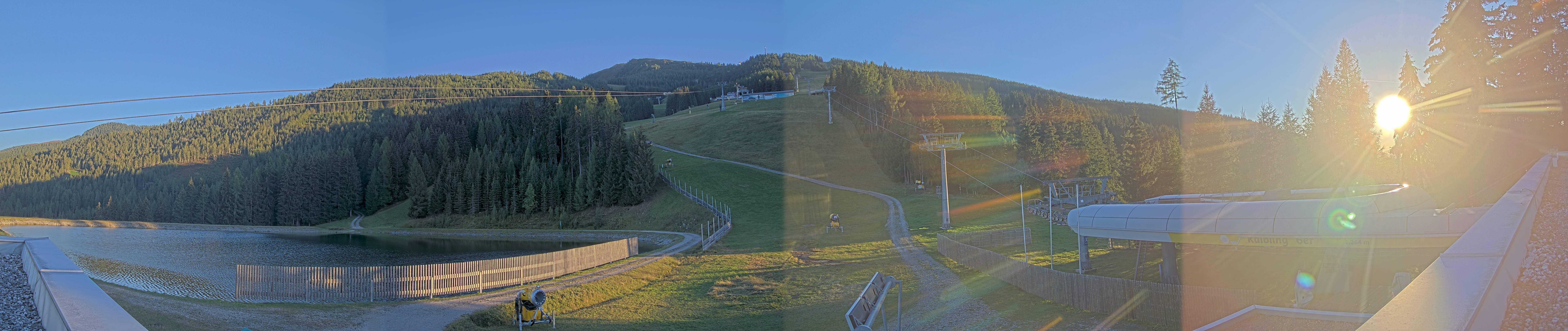 Archiv Foto Webcam Hauser Kaibling: Talstation Kaibling 6er