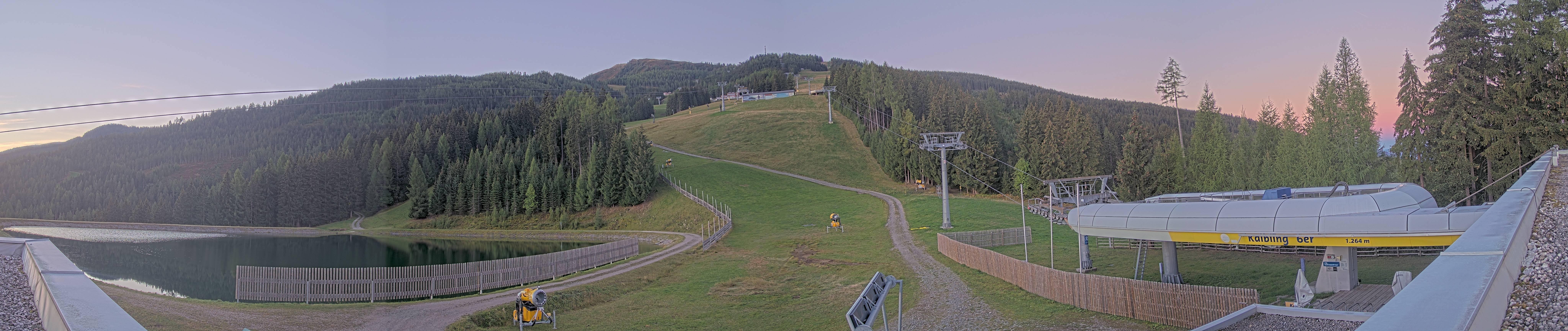 Archiv Foto Webcam Hauser Kaibling: Talstation Kaibling 6er