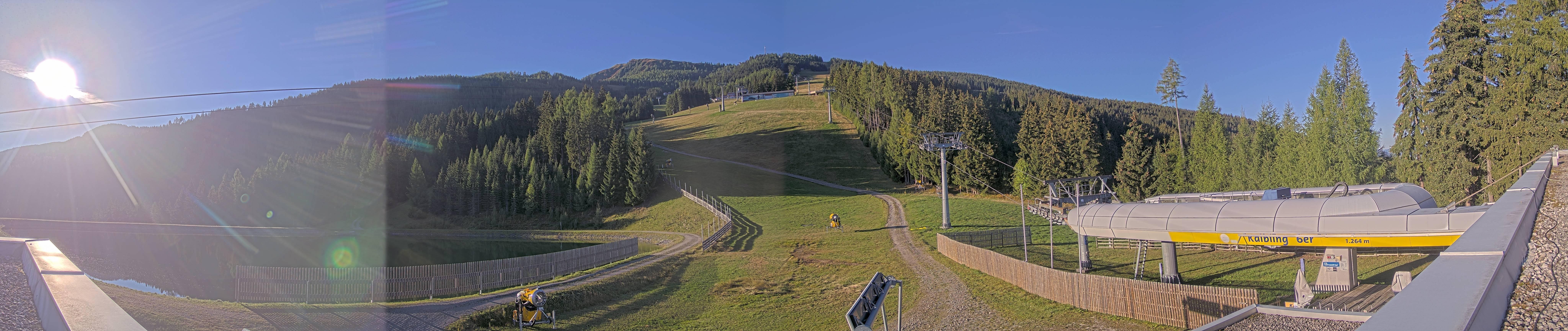 Archiv Foto Webcam Hauser Kaibling: Talstation Kaibling 6er