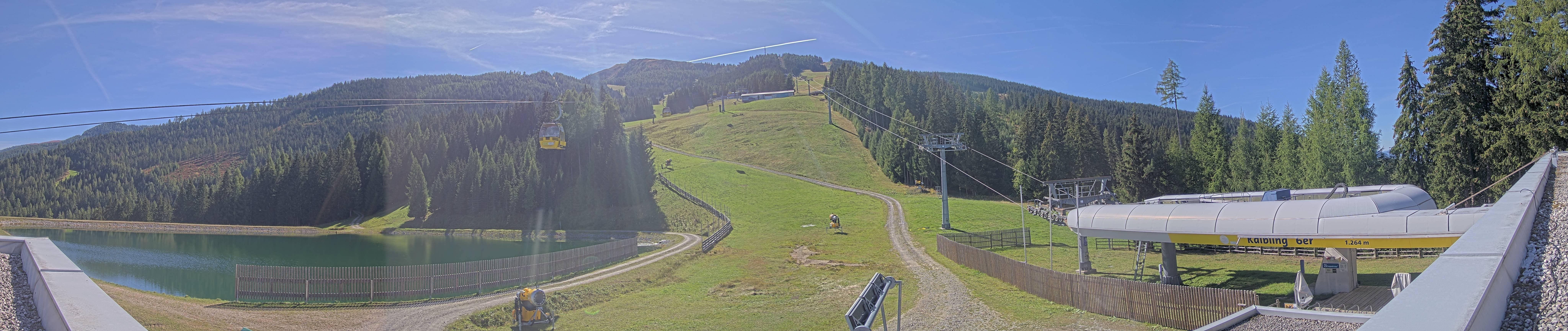 Archiv Foto Webcam Hauser Kaibling: Talstation Kaibling 6er
