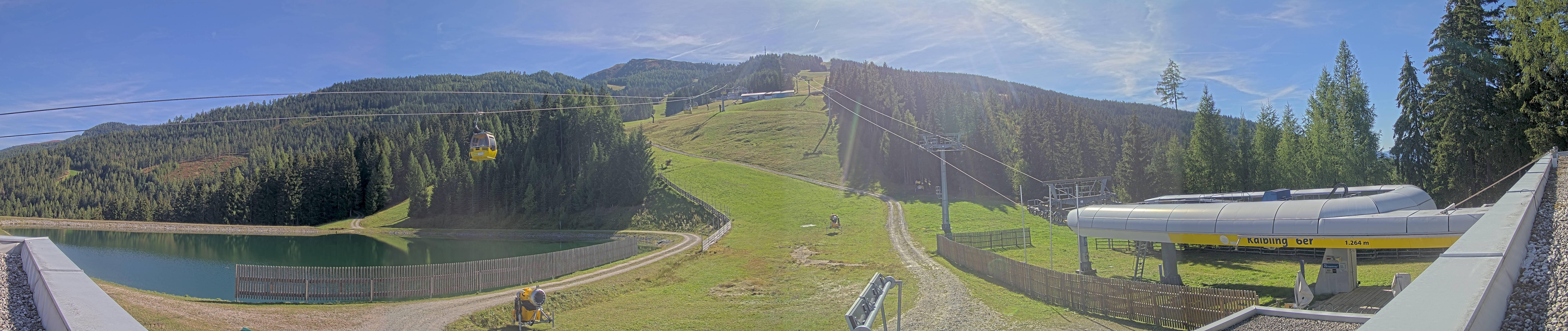 Archiv Foto Webcam Hauser Kaibling: Talstation Kaibling 6er