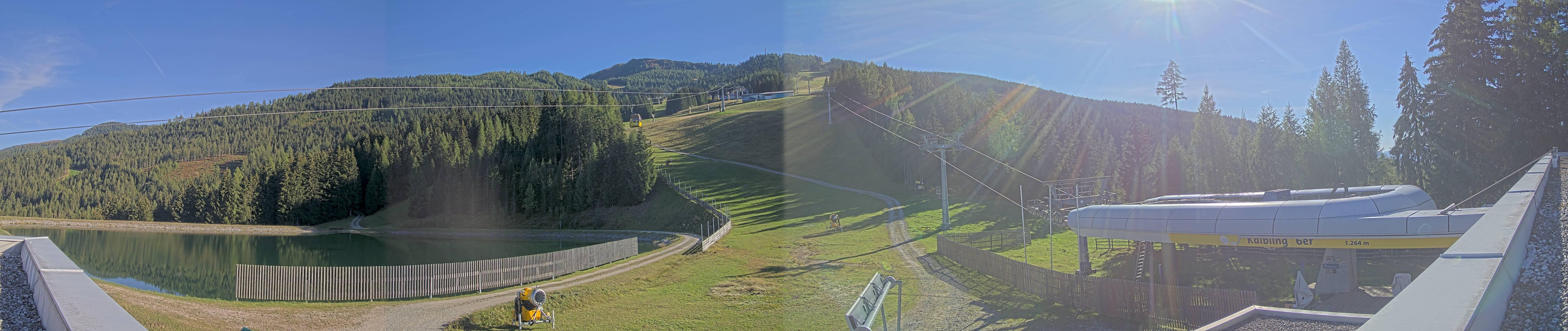Archiv Foto Webcam Hauser Kaibling: Talstation Kaibling 6er