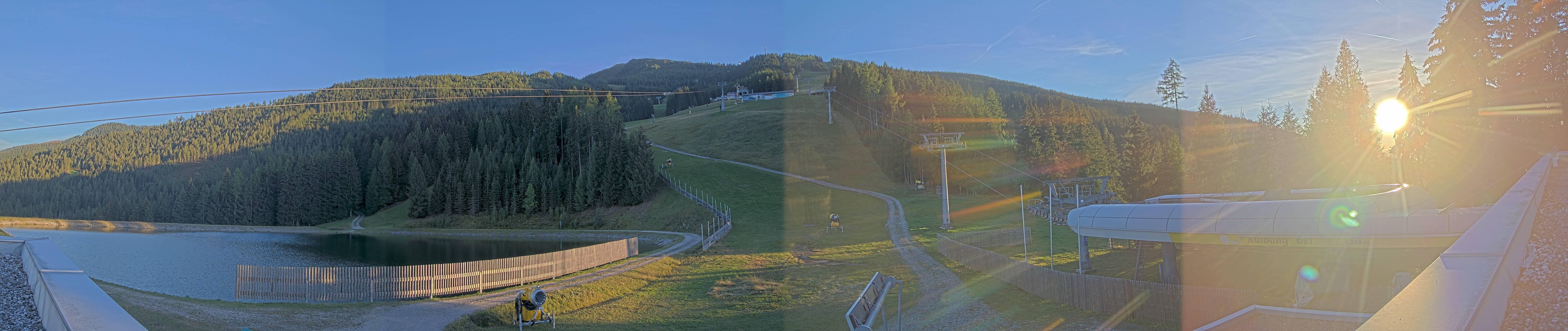 Archiv Foto Webcam Hauser Kaibling: Talstation Kaibling 6er