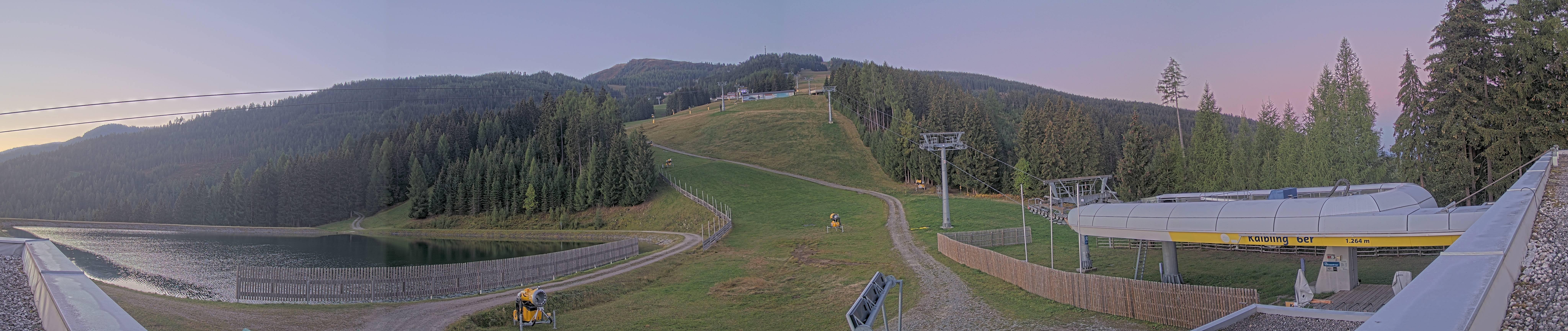 Archiv Foto Webcam Hauser Kaibling: Talstation Kaibling 6er
