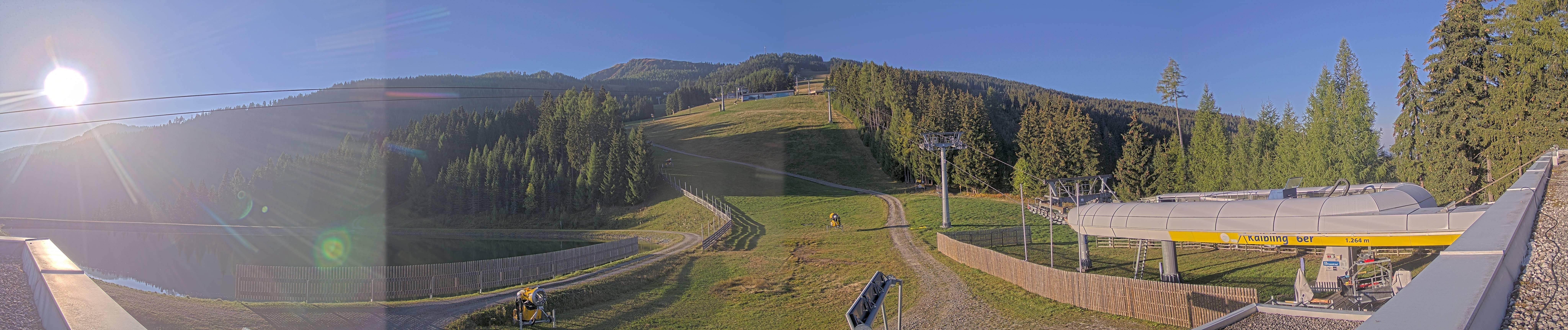 Archiv Foto Webcam Hauser Kaibling: Talstation Kaibling 6er