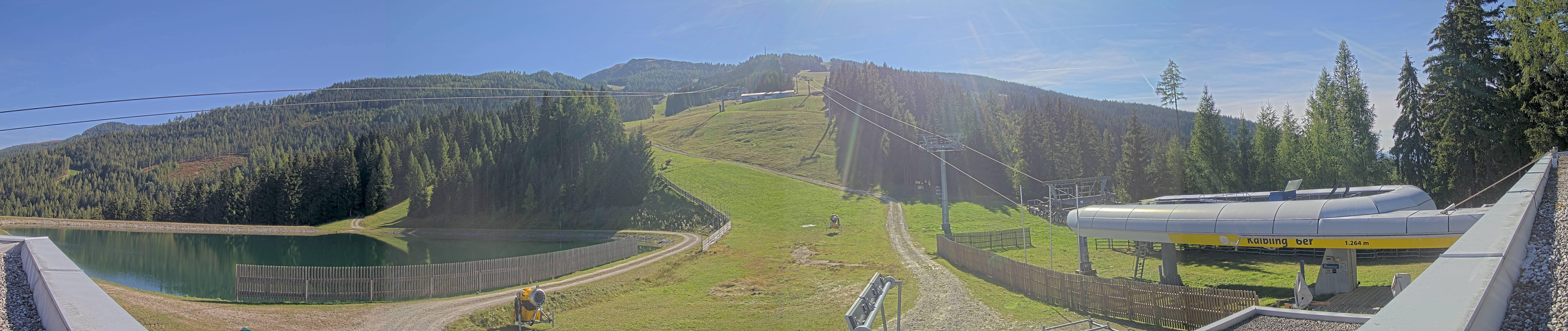 Archiv Foto Webcam Hauser Kaibling: Talstation Kaibling 6er
