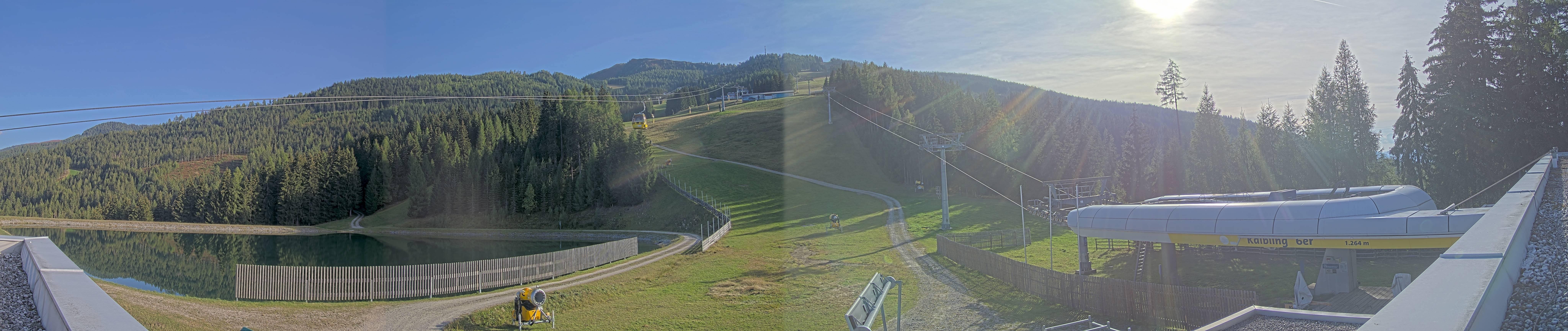 Archiv Foto Webcam Hauser Kaibling: Talstation Kaibling 6er