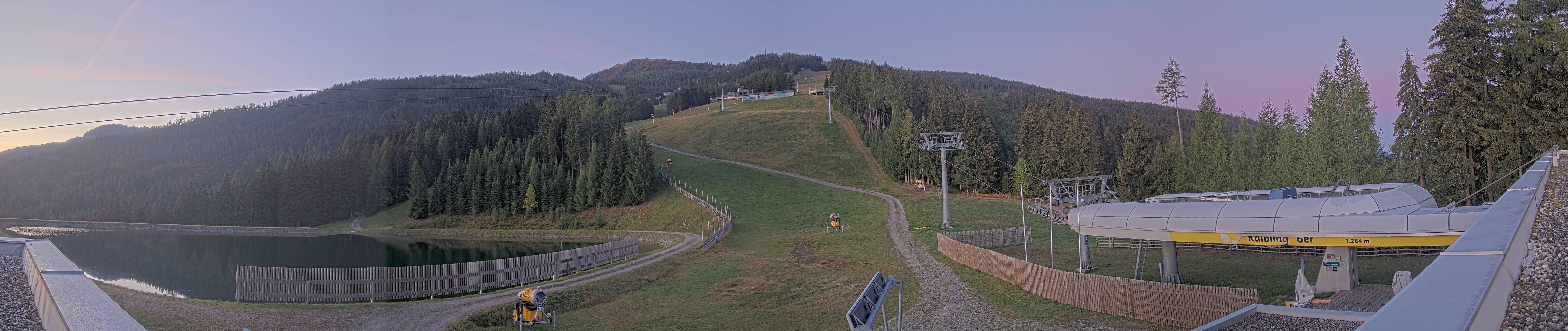 Archiv Foto Webcam Hauser Kaibling: Talstation Kaibling 6er