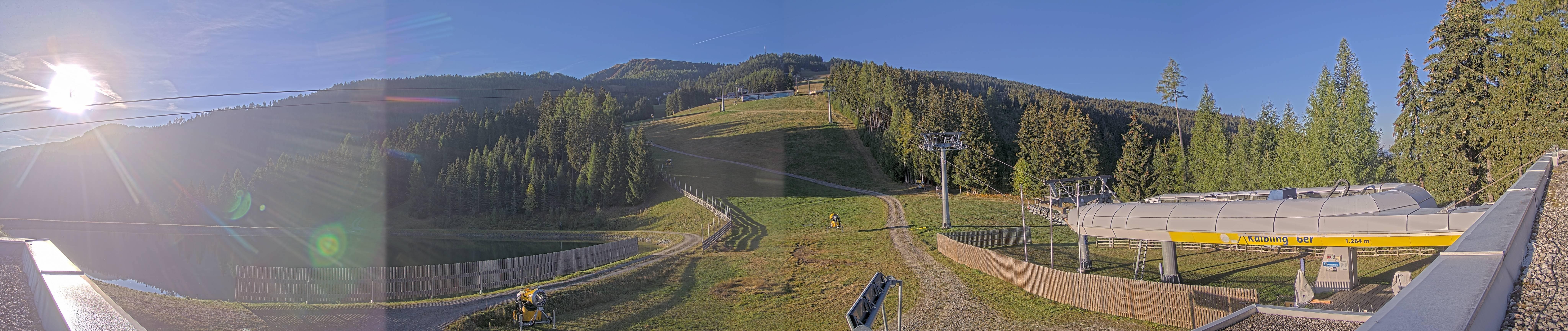Archiv Foto Webcam Hauser Kaibling: Talstation Kaibling 6er