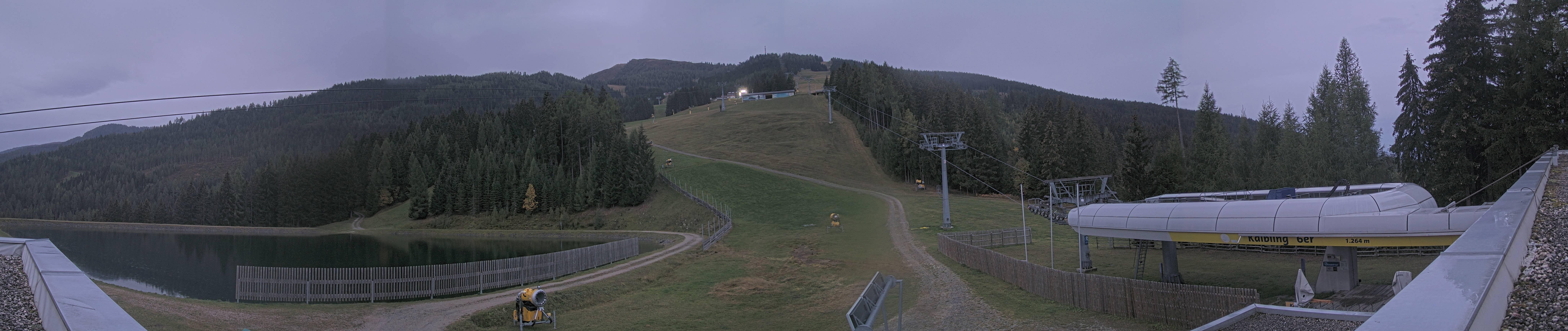 Archiv Foto Webcam Hauser Kaibling: Talstation Kaibling 6er