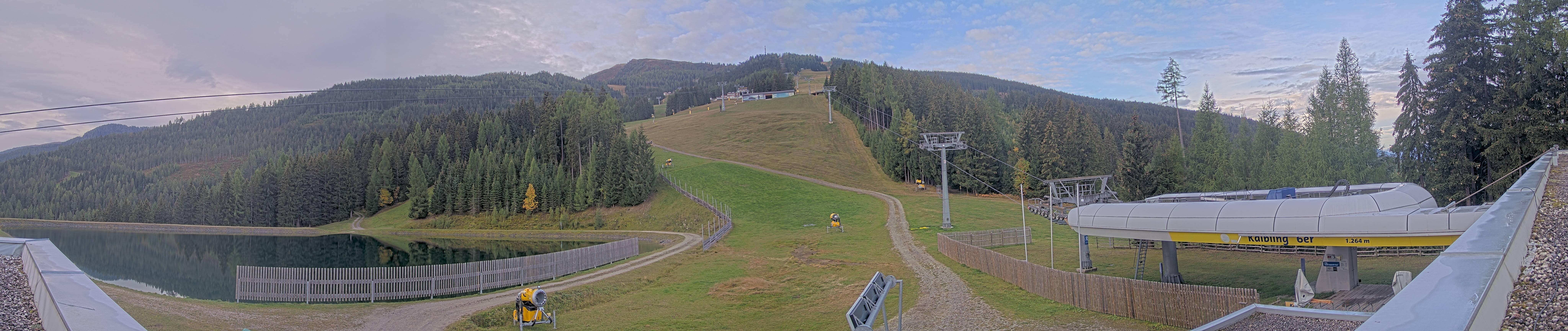Archiv Foto Webcam Hauser Kaibling: Talstation Kaibling 6er