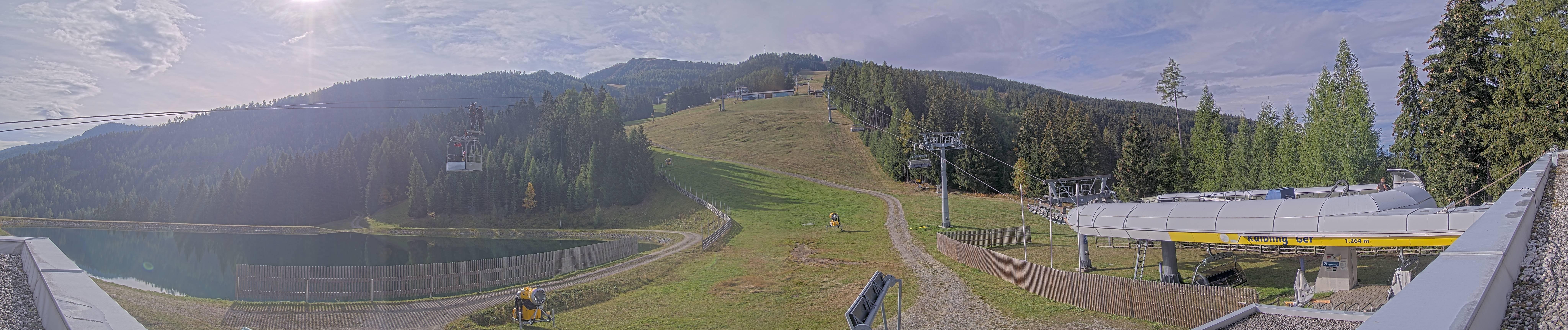 Archiv Foto Webcam Hauser Kaibling: Talstation Kaibling 6er