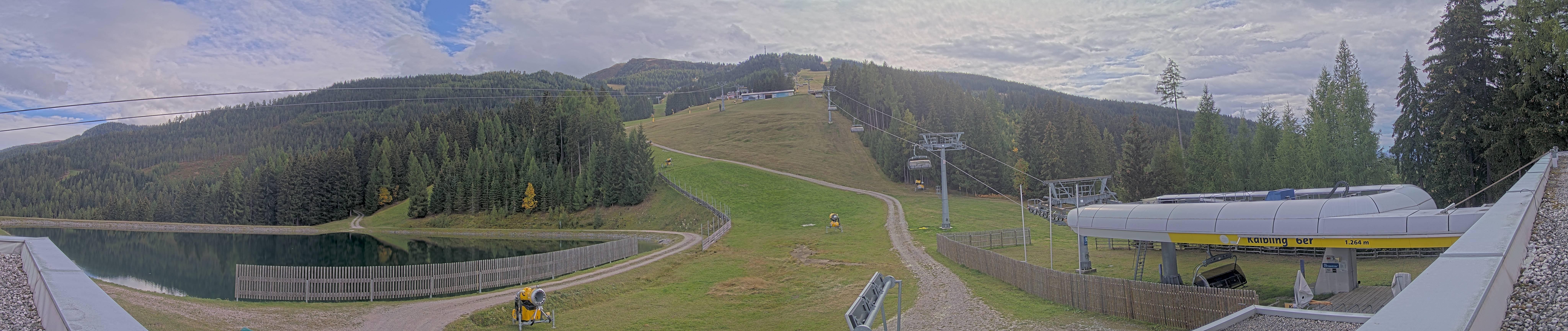 Archiv Foto Webcam Hauser Kaibling: Talstation Kaibling 6er
