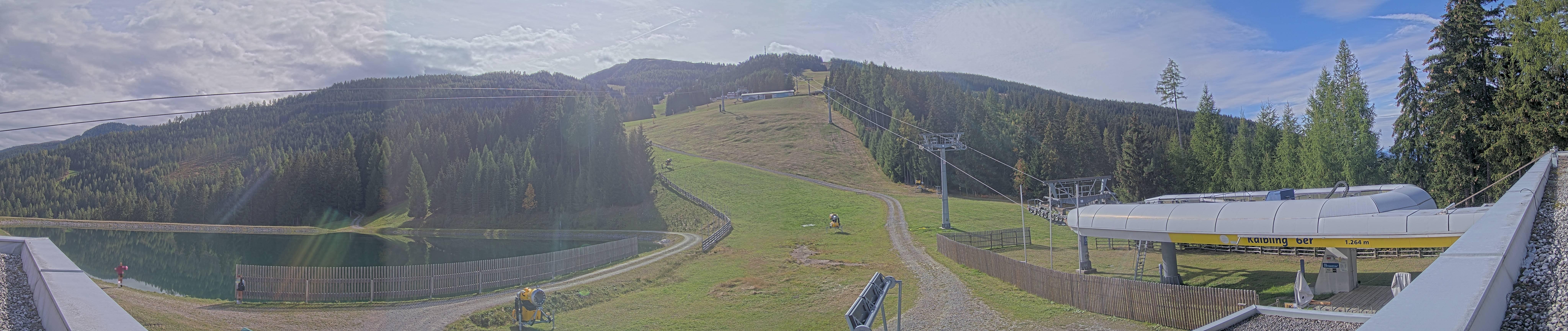 Archiv Foto Webcam Hauser Kaibling: Talstation Kaibling 6er