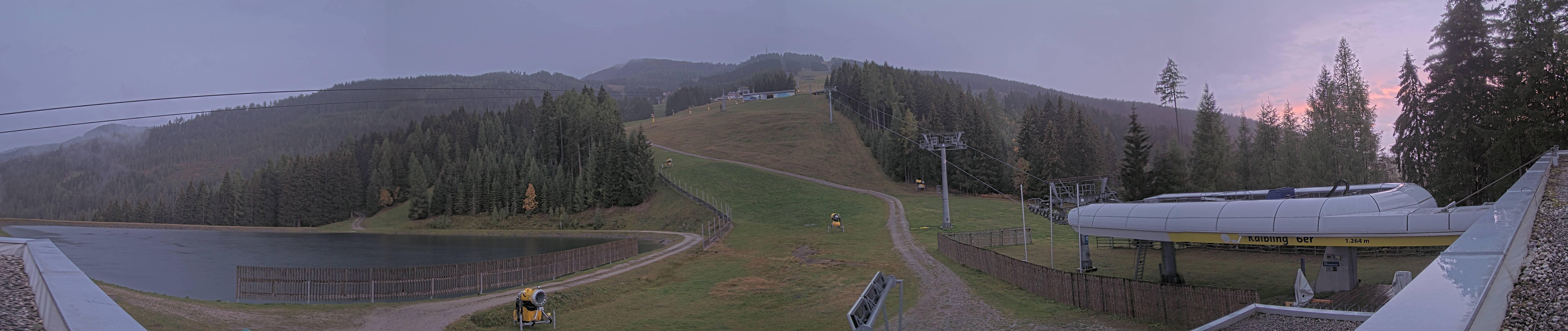 Archiv Foto Webcam Hauser Kaibling: Talstation Kaibling 6er