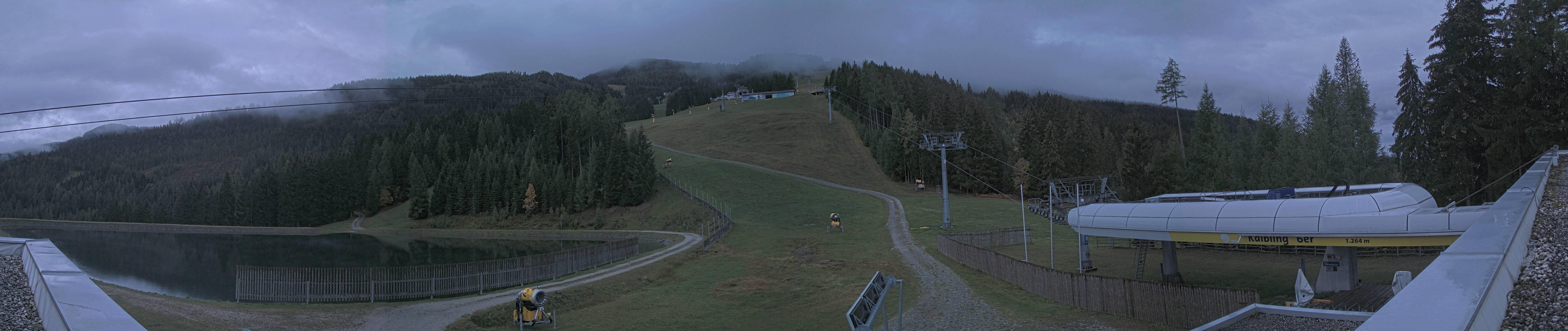 Archiv Foto Webcam Hauser Kaibling: Talstation Kaibling 6er
